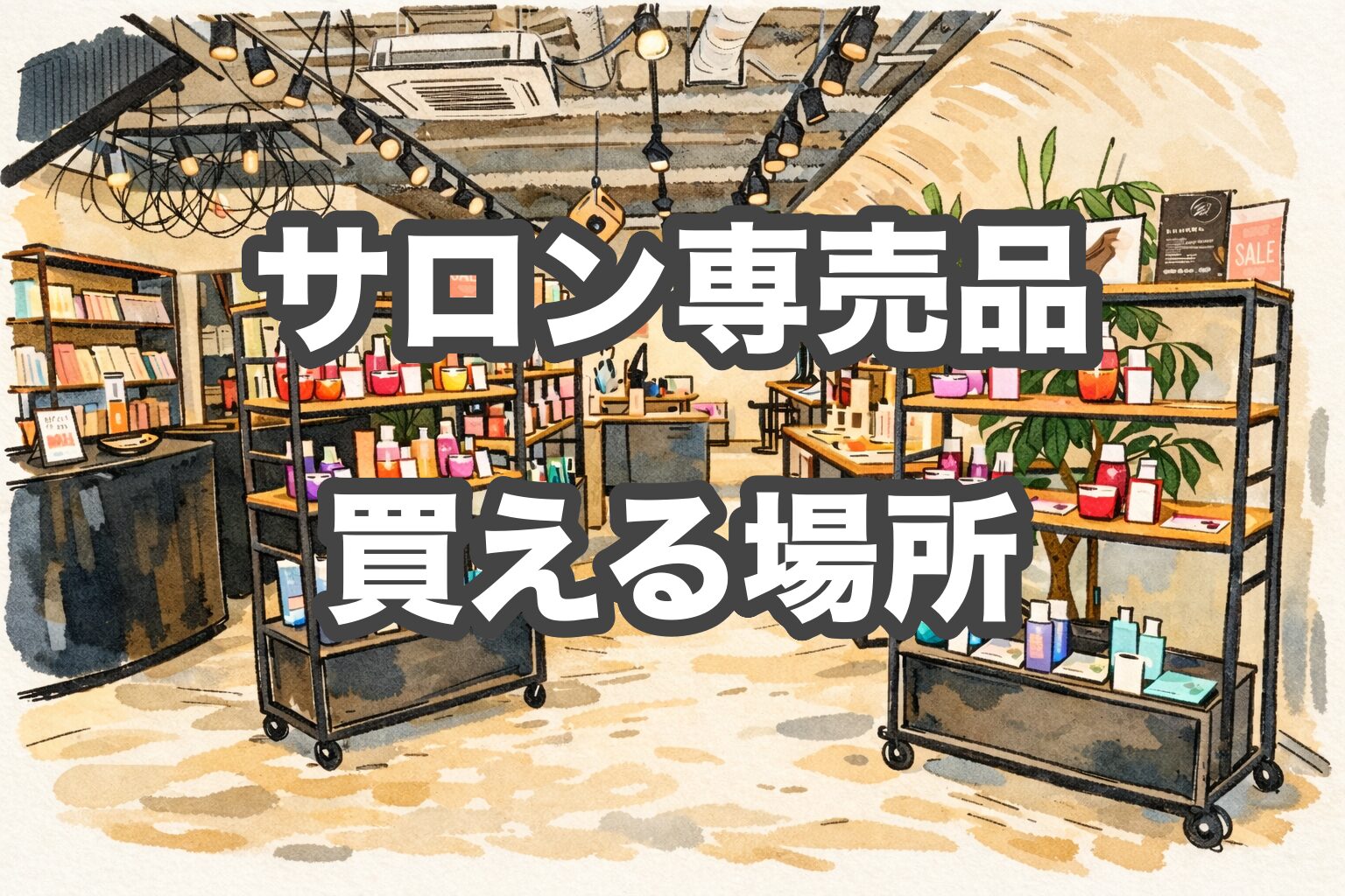 サロン専売品　買える場所