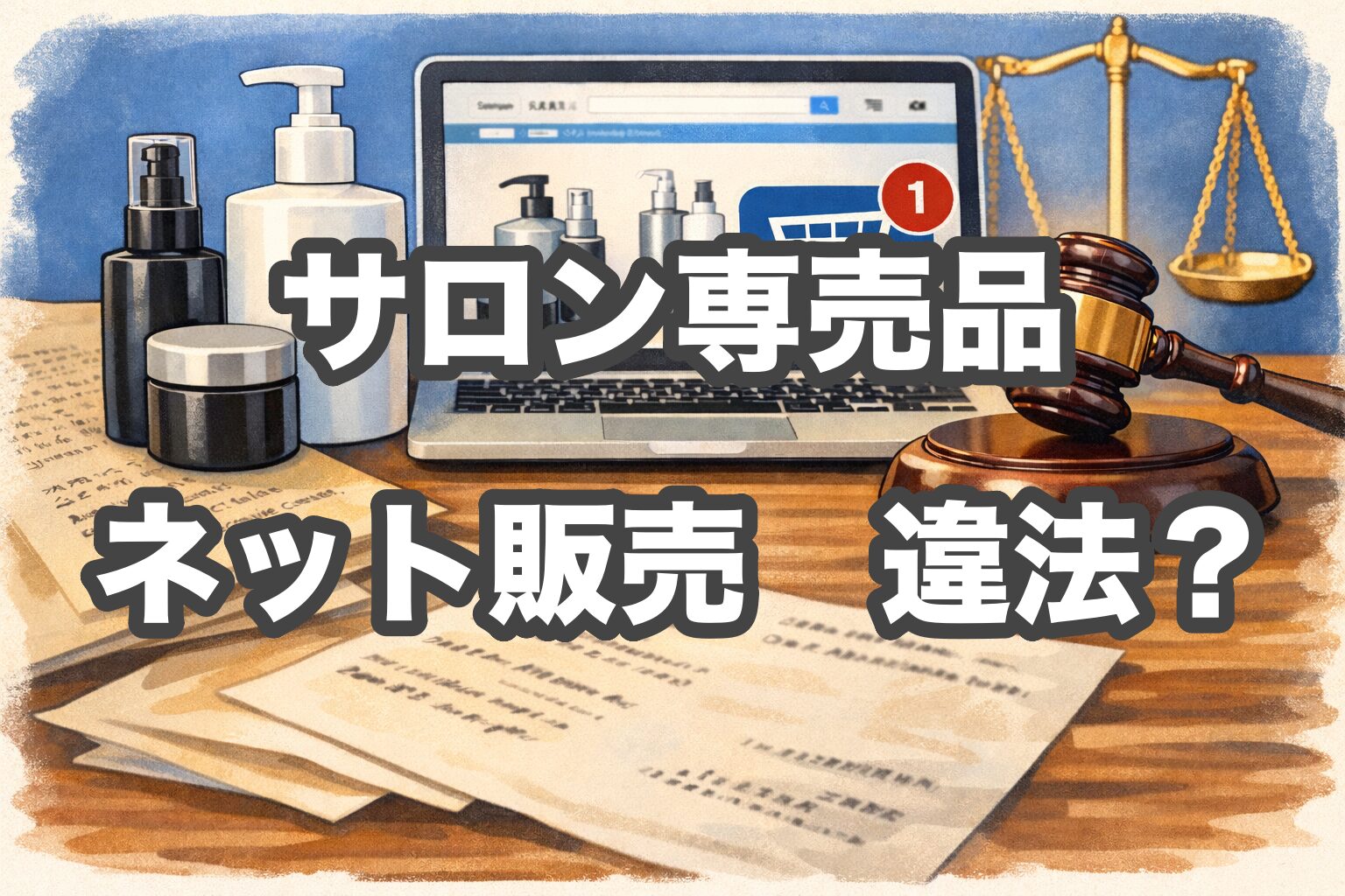 サロン専売品のネット販売は違法？